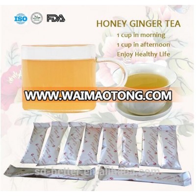 Supply high quality instant ginger tea with honey/lemon/red date